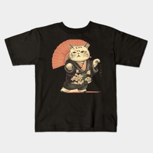 EDO CAT Kids T-Shirt